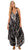 Shu-Shi Womens Tie Dye Loose Fit Harem Jumpsuit, Rayon